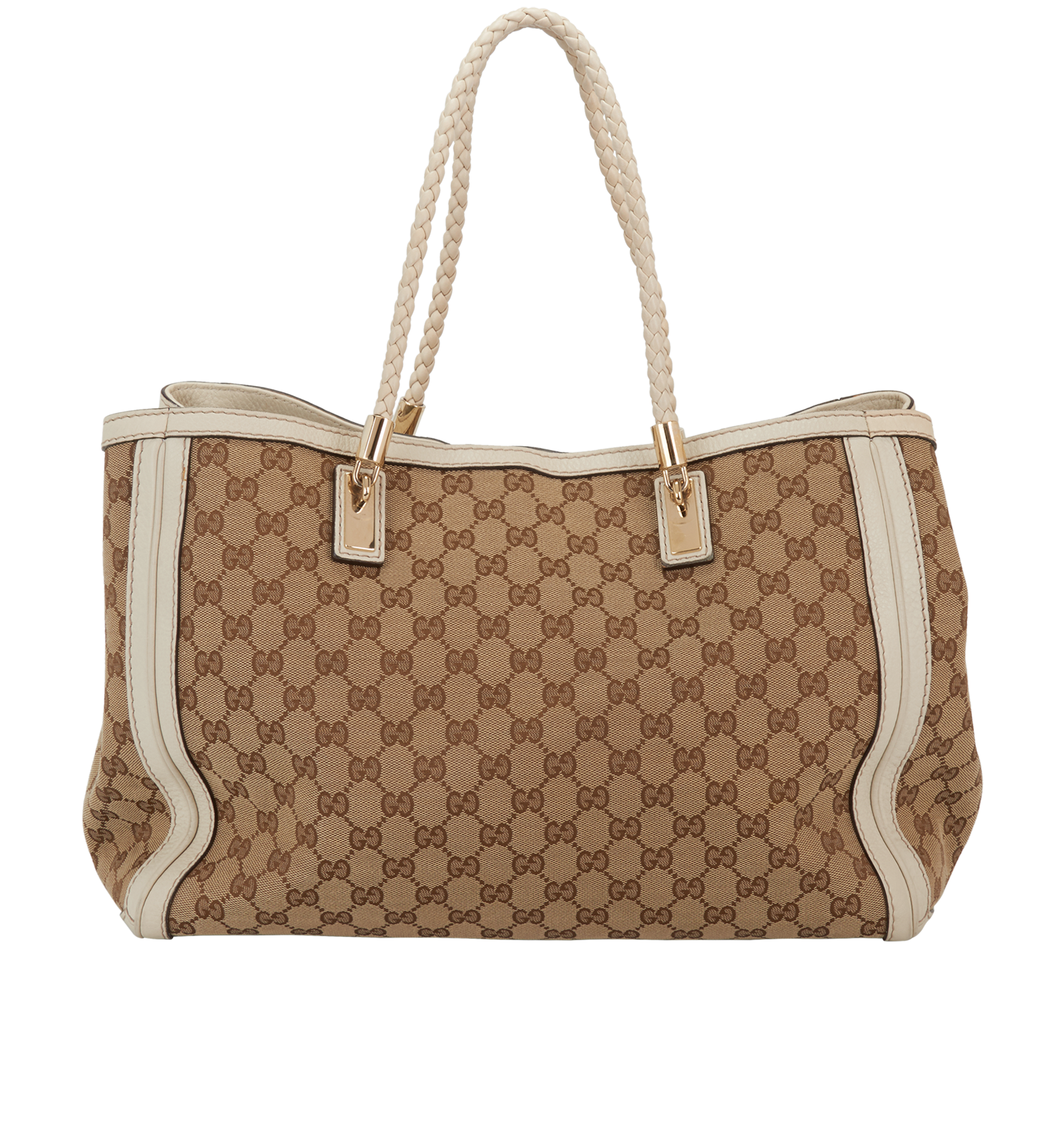 GG Bella Tote, &pound;550, Handbags, Beige, Canvas, Back view